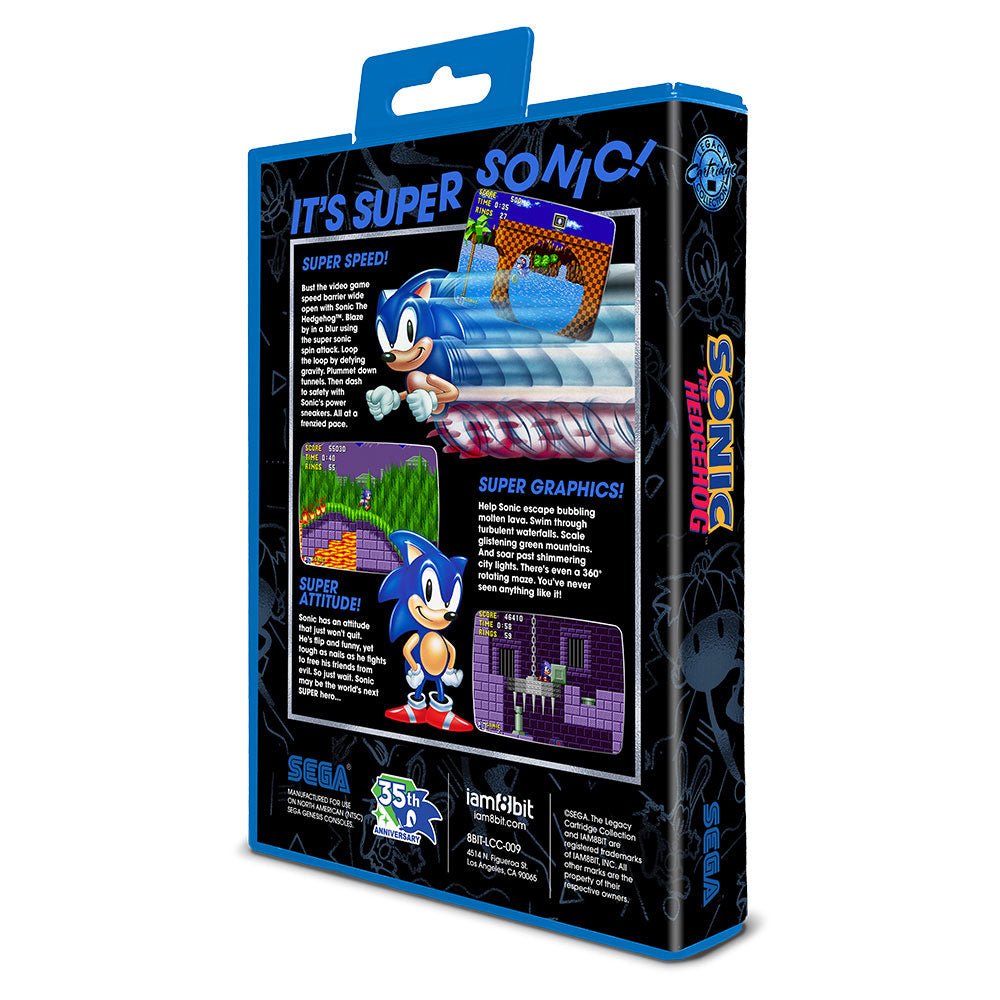 Sonic the Hedgehog - 35th Anniversary Legacy Collection - Cartouche GENESIS NTSC - iam8bit - Jeux Rétro - iam8bit - Shop Just for Games