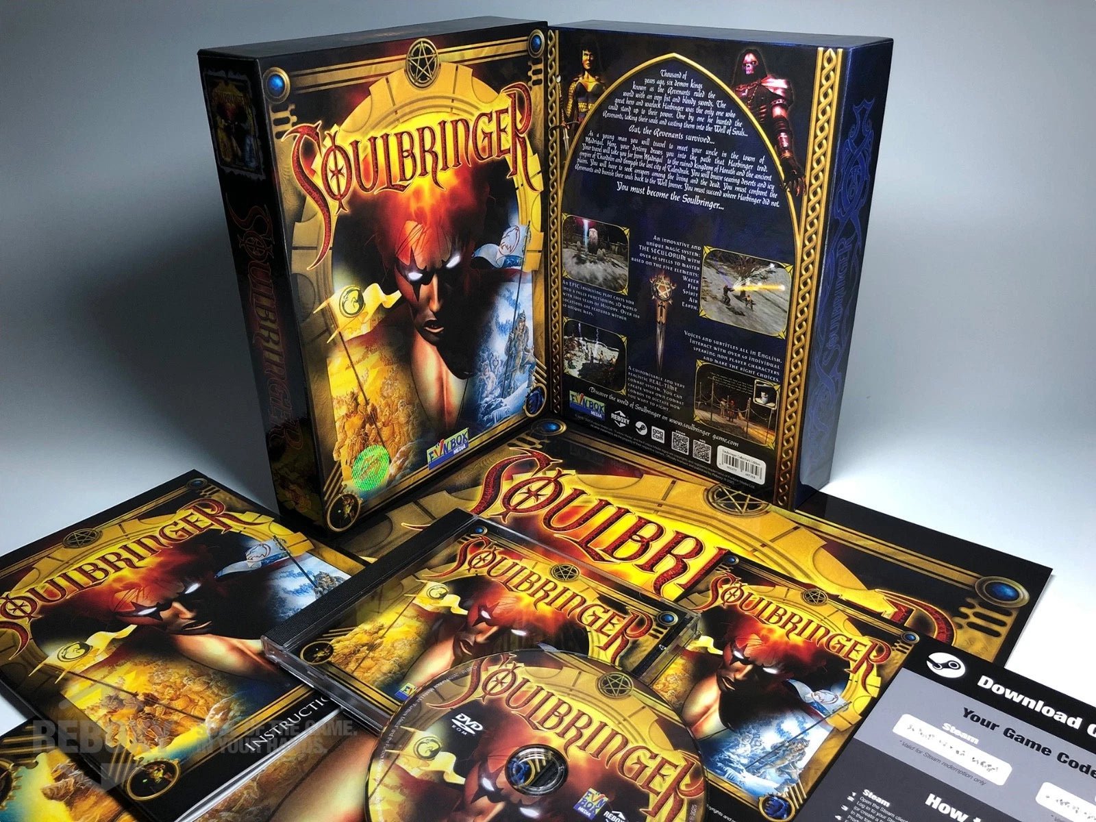 Soulbringer PC Edition Reboxy Classic (CD - Rom +Steam + GOG) - Jeux Vidéo Physique - Funbox - Shop Just for Games