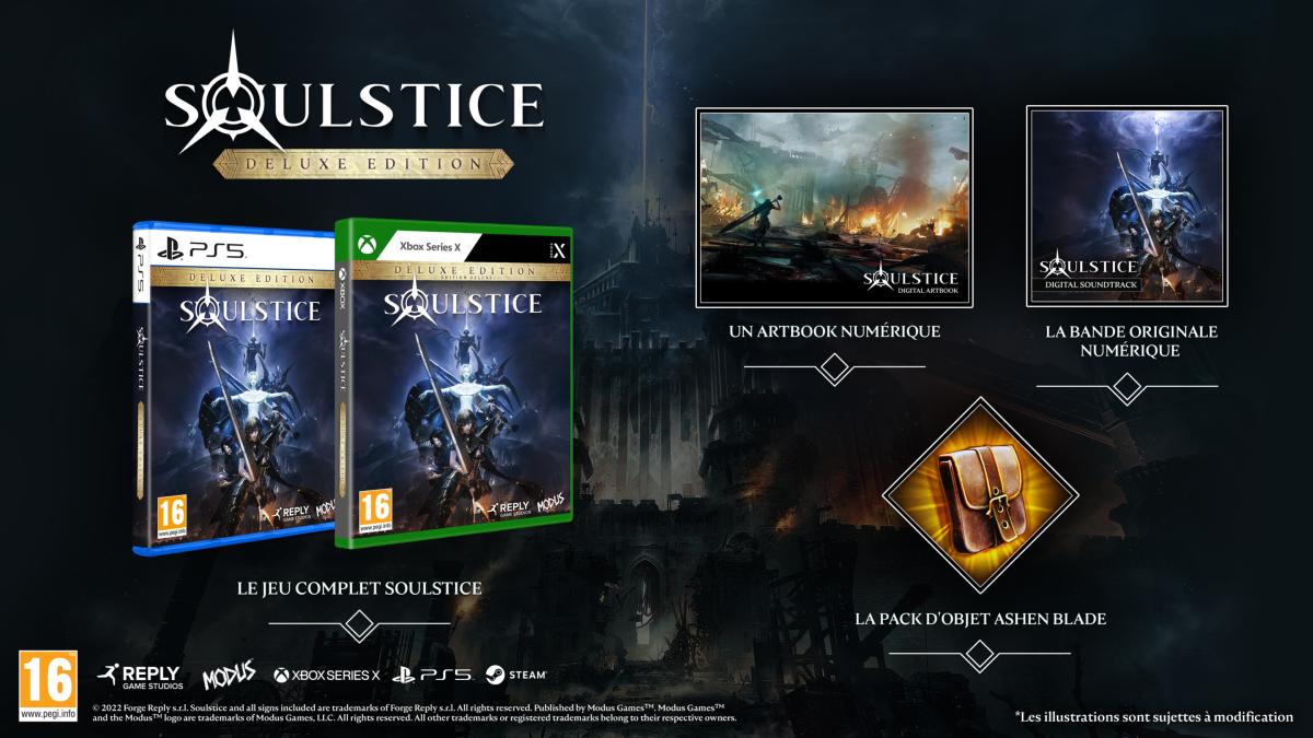 Soulstice Deluxe edition PS5 - Jeux Vidéo Physique - MODUS - Shop Just for Games