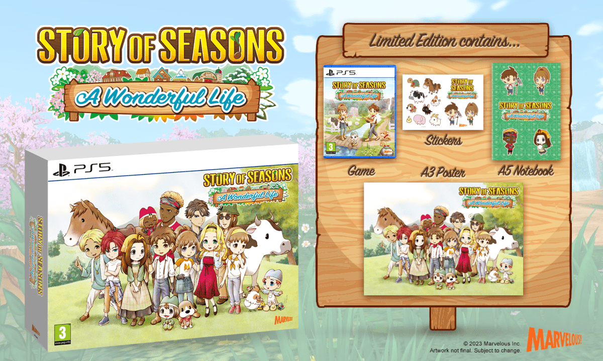 Story of Seasons: A Wonderful Life Edition Limitée PS5 - Jeux Vidéo Physique - MARVELOUS - Shop Just for Games