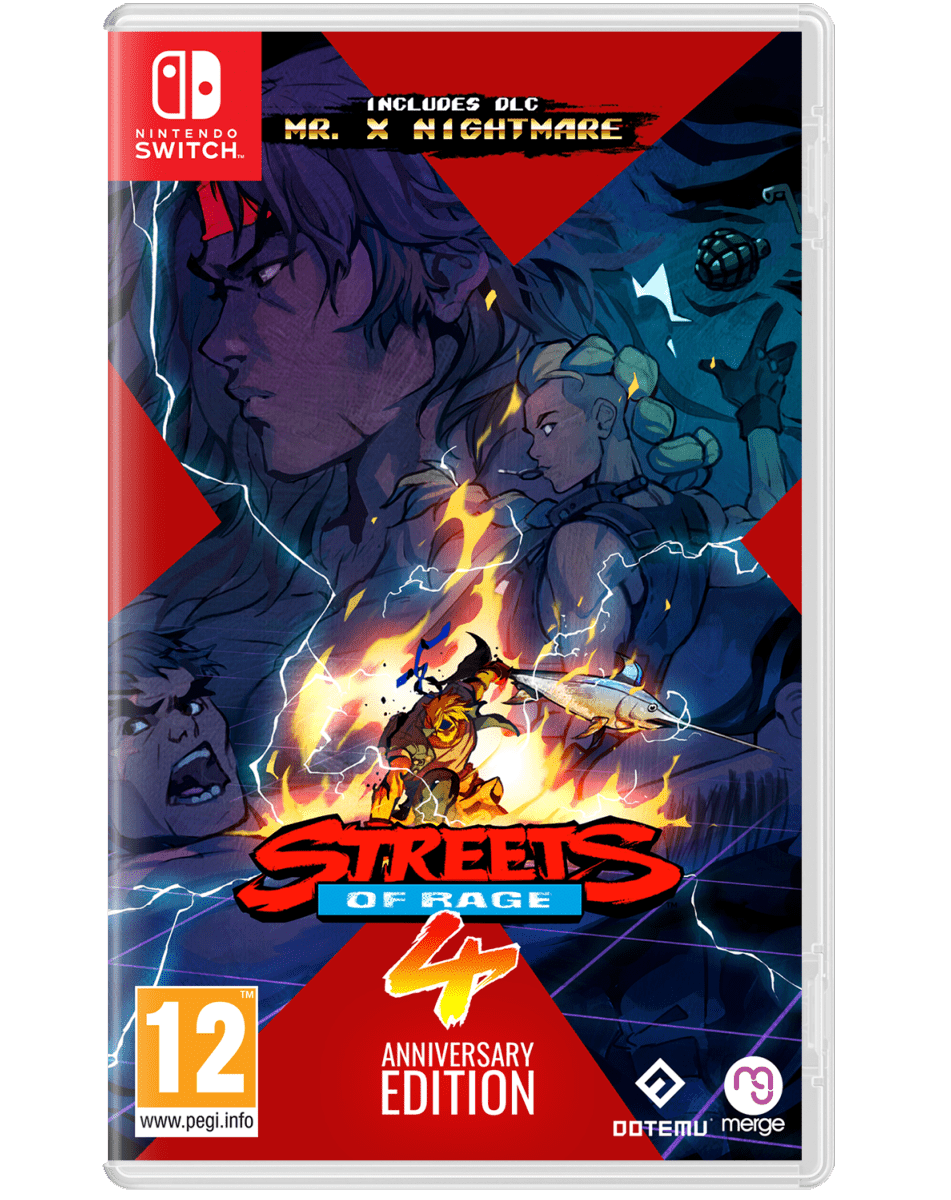 Streets of Rage 4 Anniversary Edition Nintendo SWITCH - Jeux Vidéo Physique - MERGE - Shop Just for Games