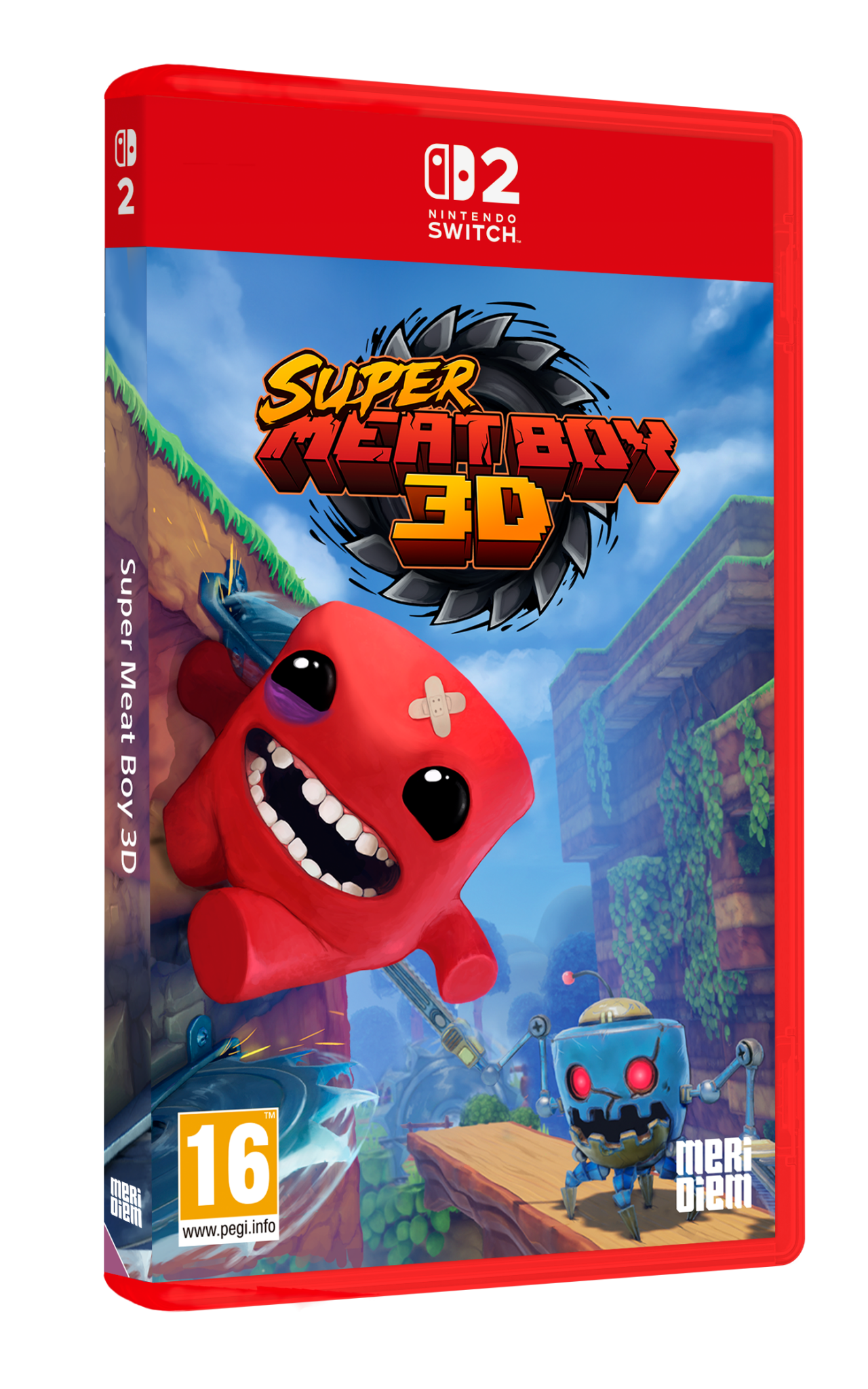 Super Meat Boy 3D SWITCH 2 - Jeux Vidéo Physique - Meridiem - Shop Just for Games