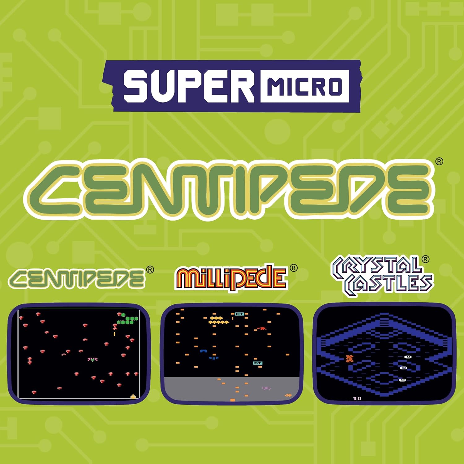 Super Micro Atari Centipede Porte Clefs Gamer - Console portable - Evercade - Shop Just for Games