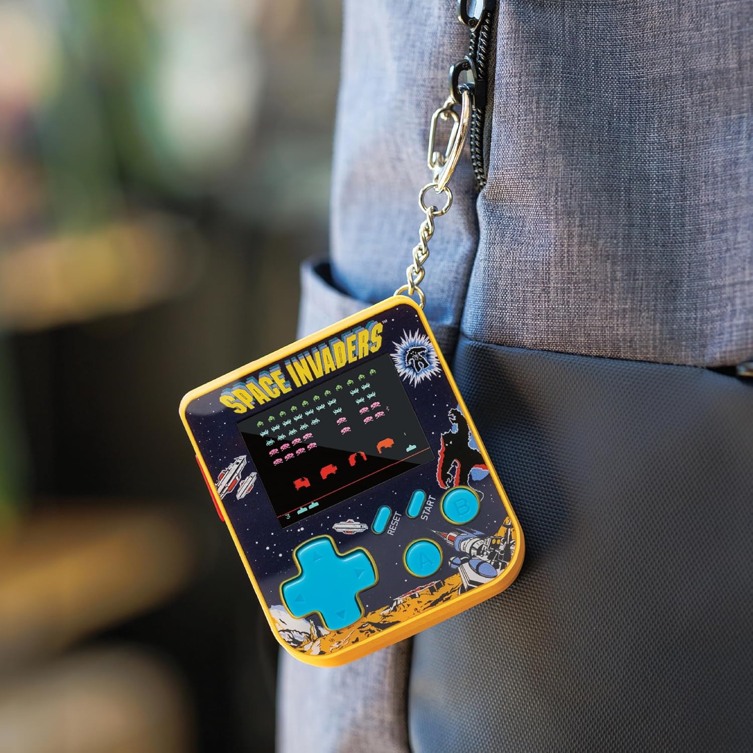 Porte-cartes Space Invaders Oyster - Design Rétro Jeu Vidéo, 2 Poches Intérieures | Accessoire Portefeuille Compact, Cadeau Geek