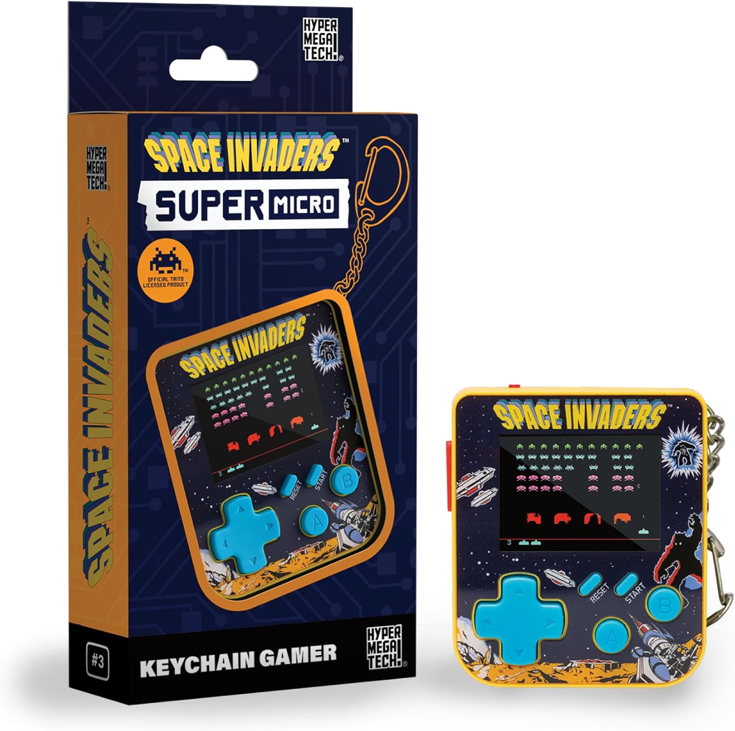 Super Micro Space Invaders Porte Clefs Gamer - Console portable - Evercade - Shop Just for Games