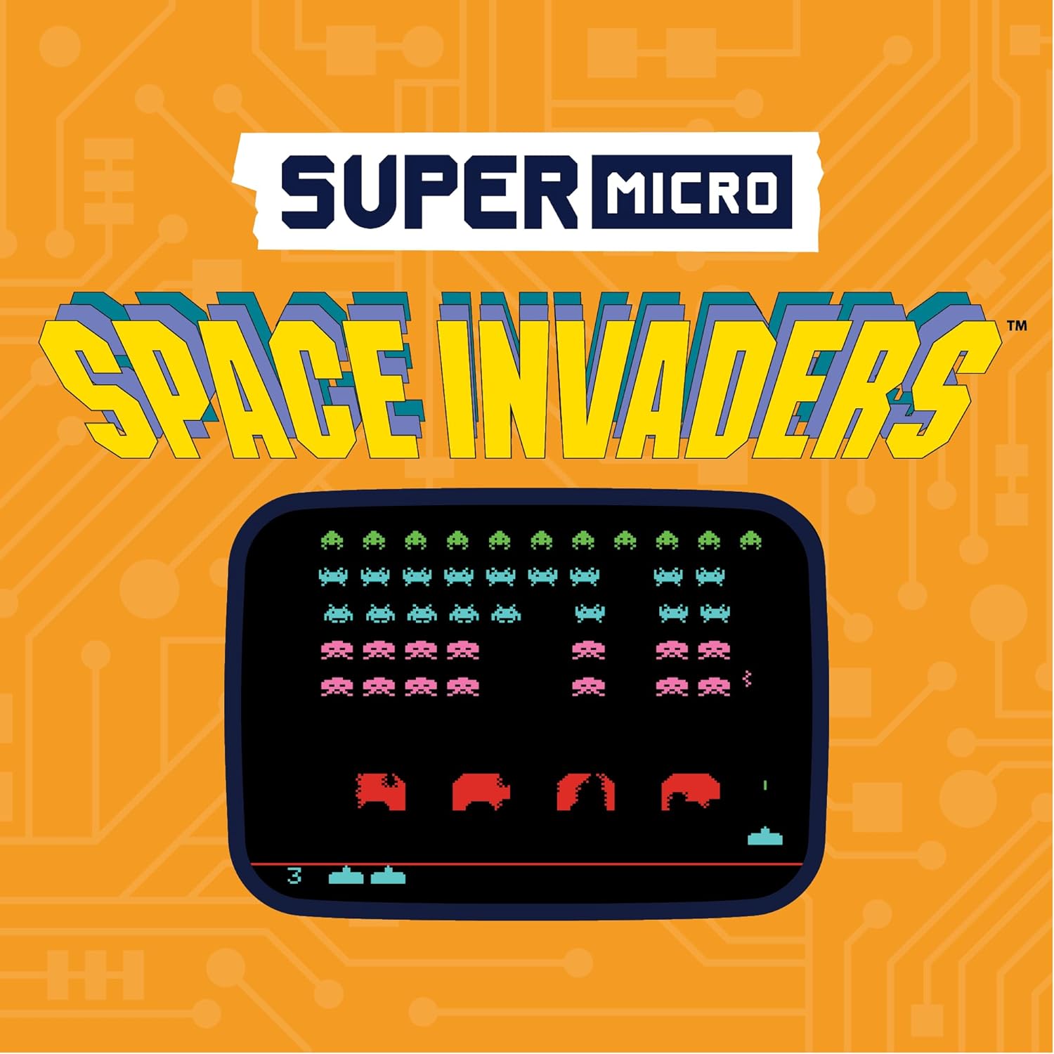 Super Micro Space Invaders Porte Clefs Gamer - Console portable - Evercade - Shop Just for Games