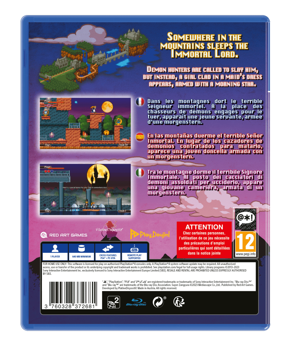 Super Zangyura PS4 - Jeux Vidéo Physique - Red Art Games - Shop Just for Games