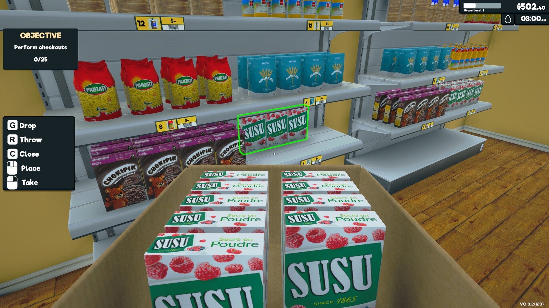 Supermarket Simulator Switch 2 - Jeux Vidéo Physique - SILVER LINING - Shop Just for Games