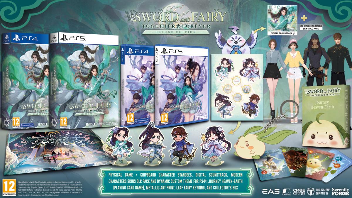 Sword and Fairy Together Forever Deluxe Edition PS4 - Jeux Vidéo Physique - TESURA - Shop Just for Games