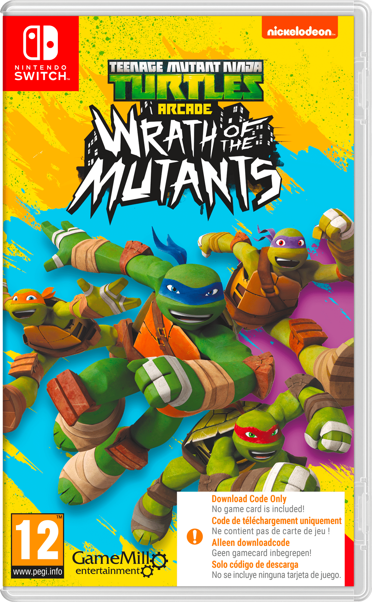 TMNT Arcade: Wrath of the Mutants Switch (Download Code)