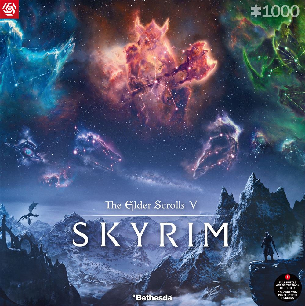 The Elder Scrolls V Skyrim Puzzle 1000 pièces - Puzzles - CENEGA - Shop Just for Games