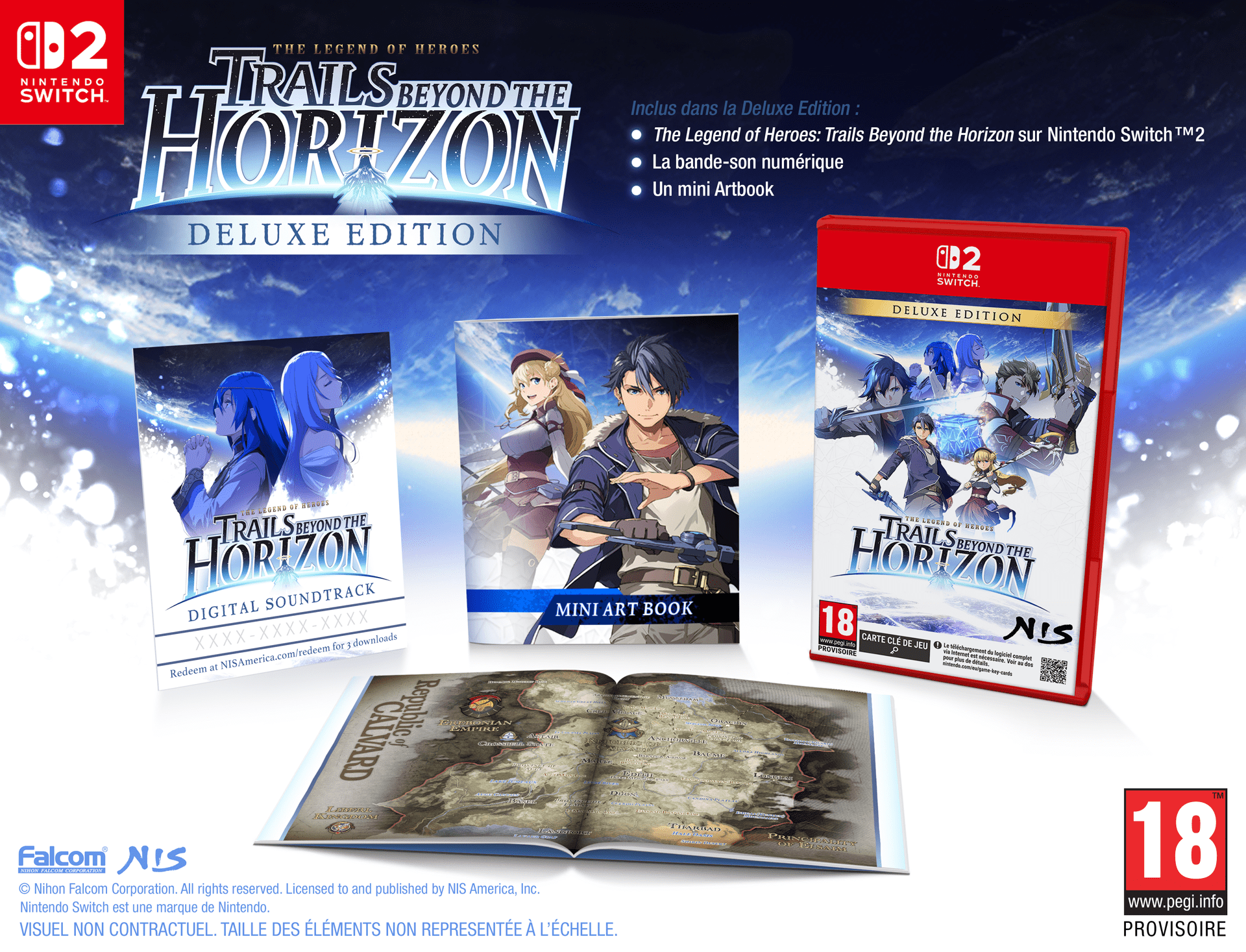 The Legend Of Heroes: Trails Beyond The Horizon Deluxe Edition Nintendo Switch 2 - Jeux Vidéo Physique - NIS America - Shop Just for Games