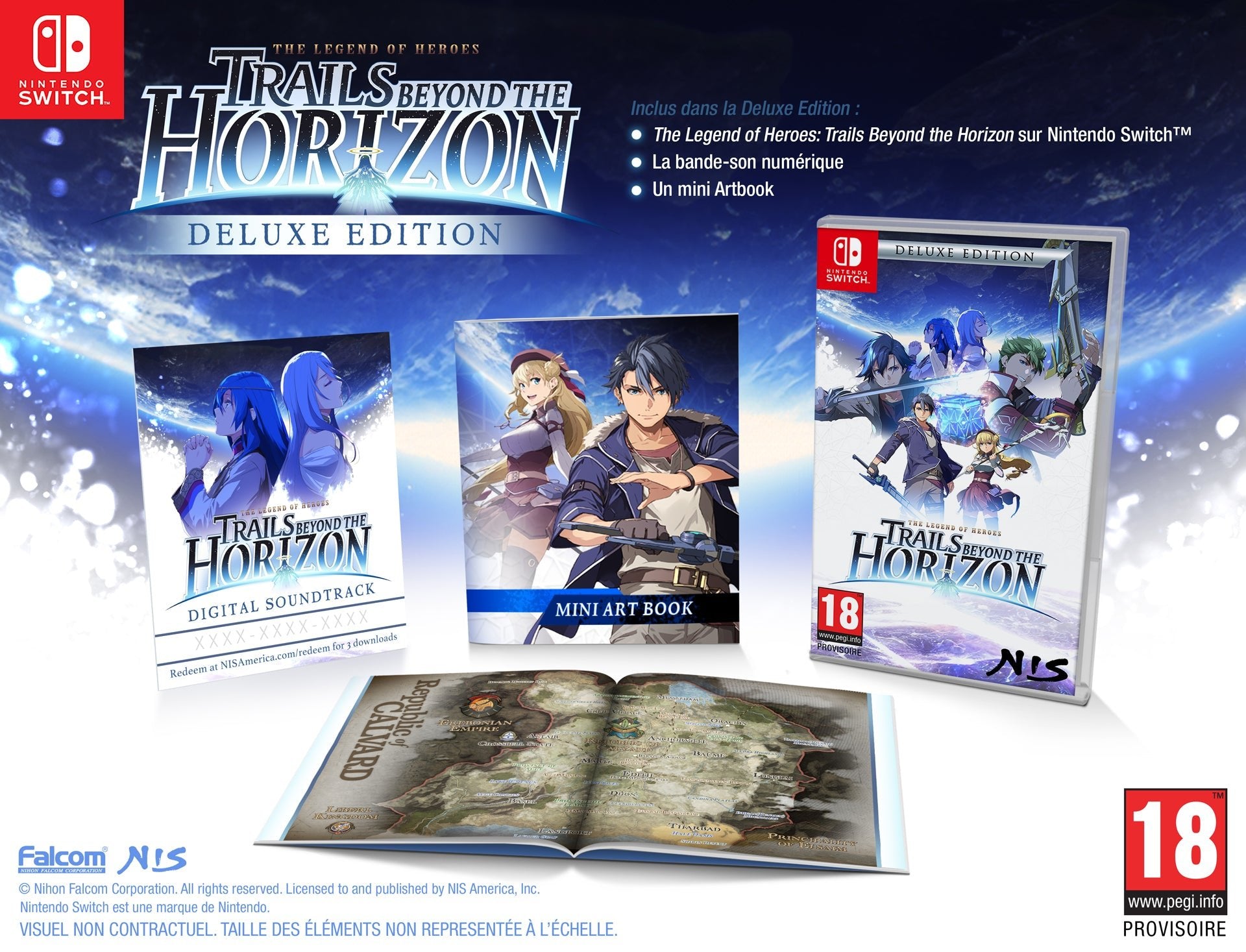 The Legend Of Heroes: Trails Beyond The Horizon Deluxe Edition Nintendo Switch - Jeux Vidéo Physique - NIS America - Shop Just for Games