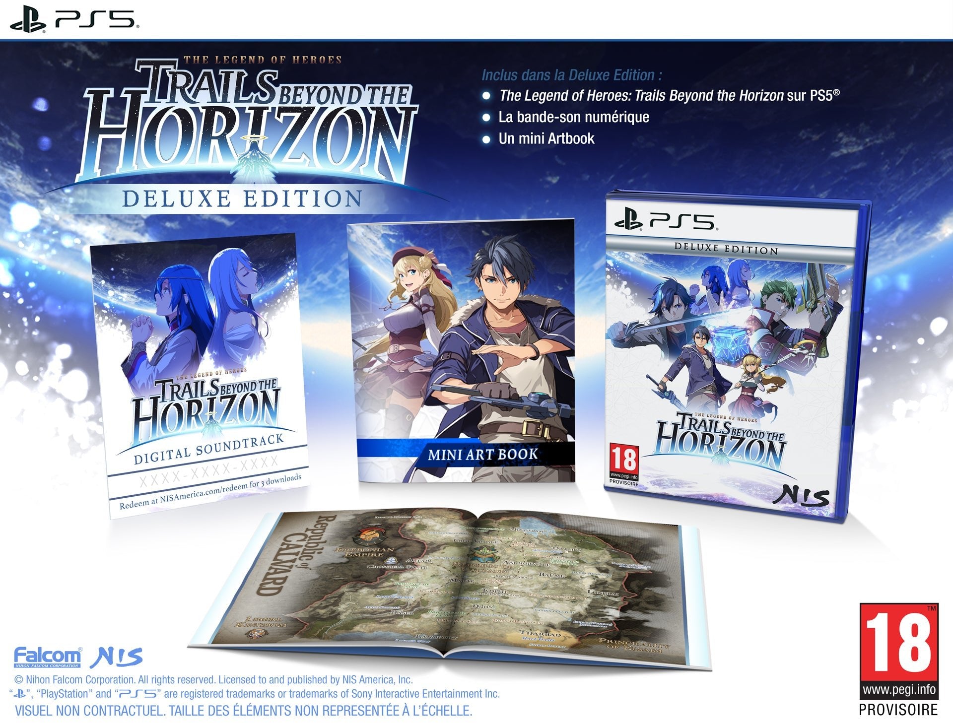 The Legend Of Heroes: Trails Beyond The Horizon Deluxe Edition PS5 - Jeux Vidéo Physique - NIS America - Shop Just for Games