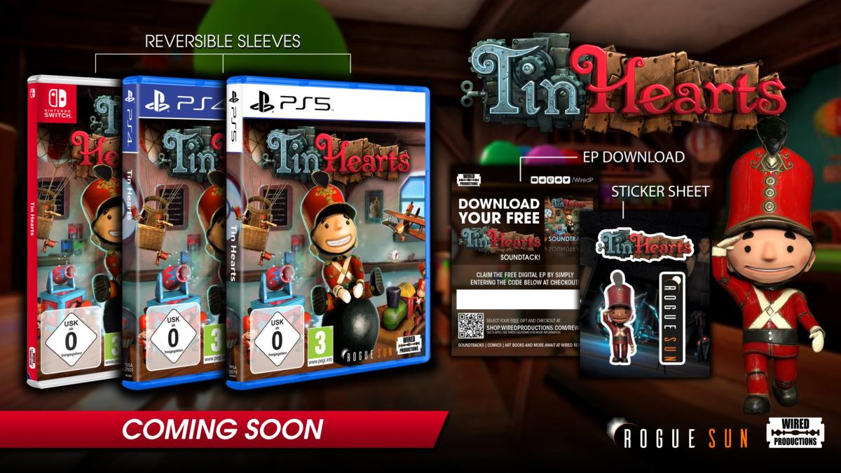 Tin Hearts PS4 - Jeux Vidéo Physique - WIRED PRODUCTION - Shop Just for Games