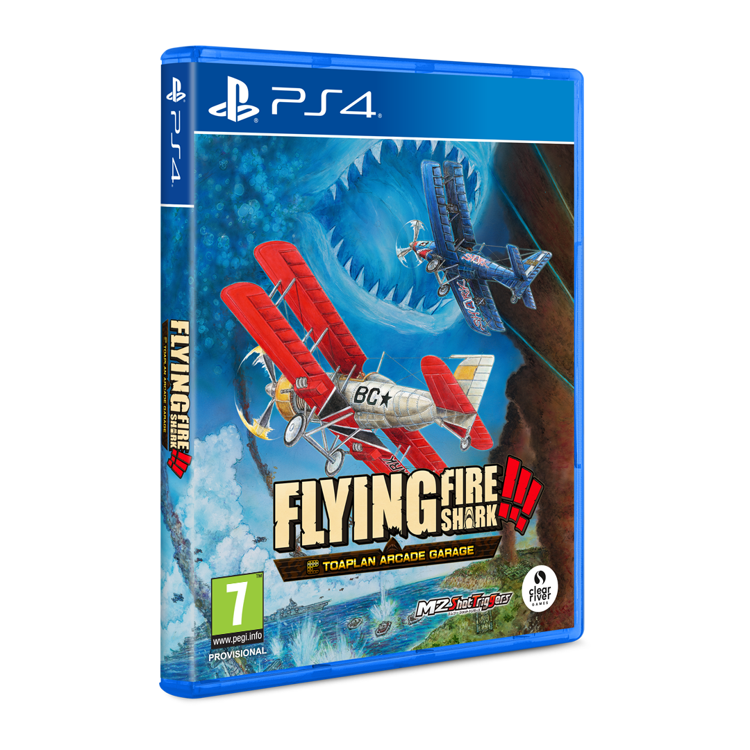 Toaplan Arcade Garage: Flying Fire Shark !!! PS4 - Jeux Vidéo Physique - Clear River Games - Shop Just for Games