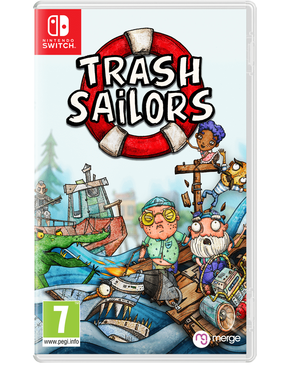 Trash Sailors Nintendo SWITCH - Jeux Vidéo Physique - MERGE - Shop Just for Games
