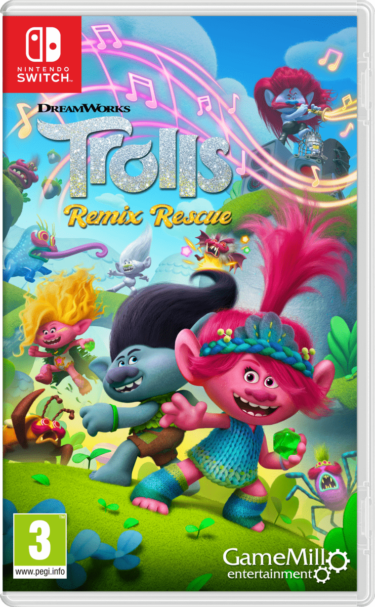 Trolls Remix Rescue Nintendo SWITCH - Jeux Vidéo Physique - GAMEMILL - Shop Just for Games