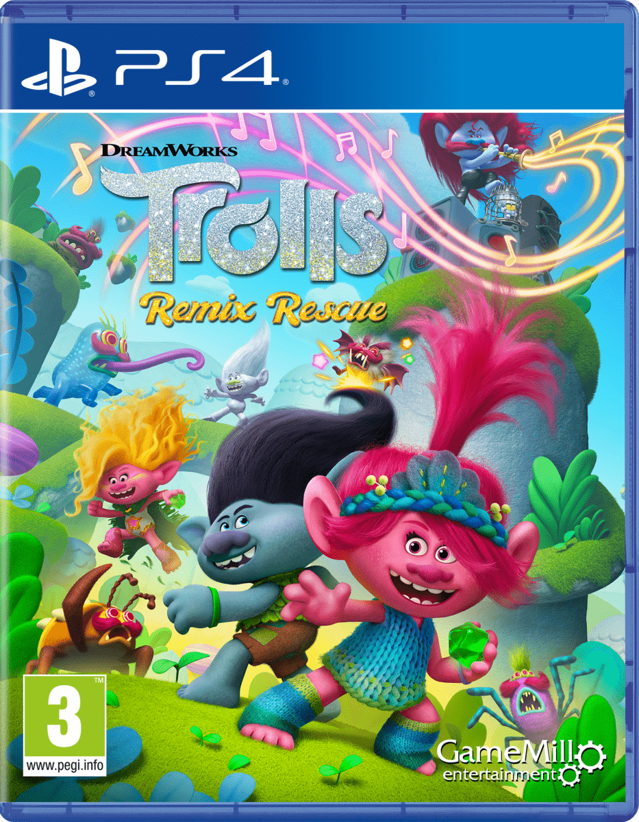 Trolls Remix Rescue PS4 - Jeux Vidéo Physique - GAMEMILL - Shop Just for Games