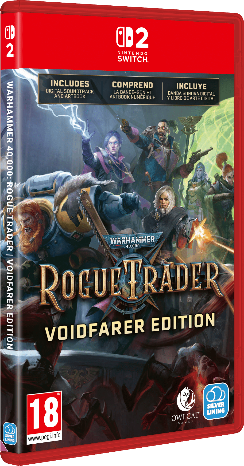 Warhammer 40 000 Rogue Trader Voidfarer Edition Switch 2 - Jeux Vidéo Physique - SILVER LINING - Shop Just for Games