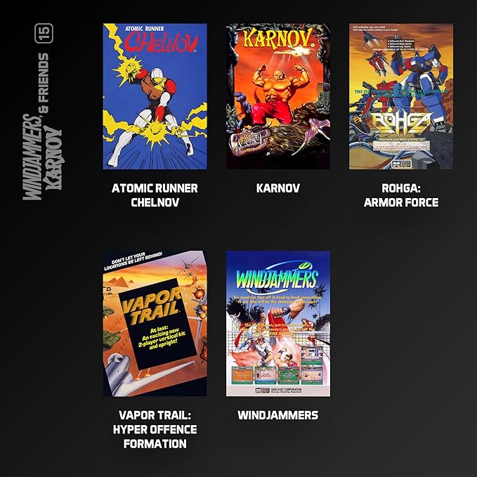 Blaze Evercade - Windjammers, Karnov & Friends - Cartouche Evercade n°15 - Jeux Rétro - Evercade - Shop Just for Games